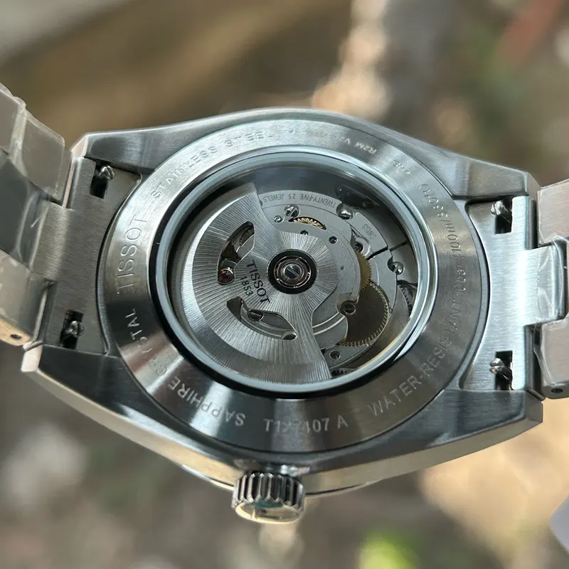 Tissot Gentleman Powermatic 80 Gray Dial Men's Watch- T127.407.11.081.00